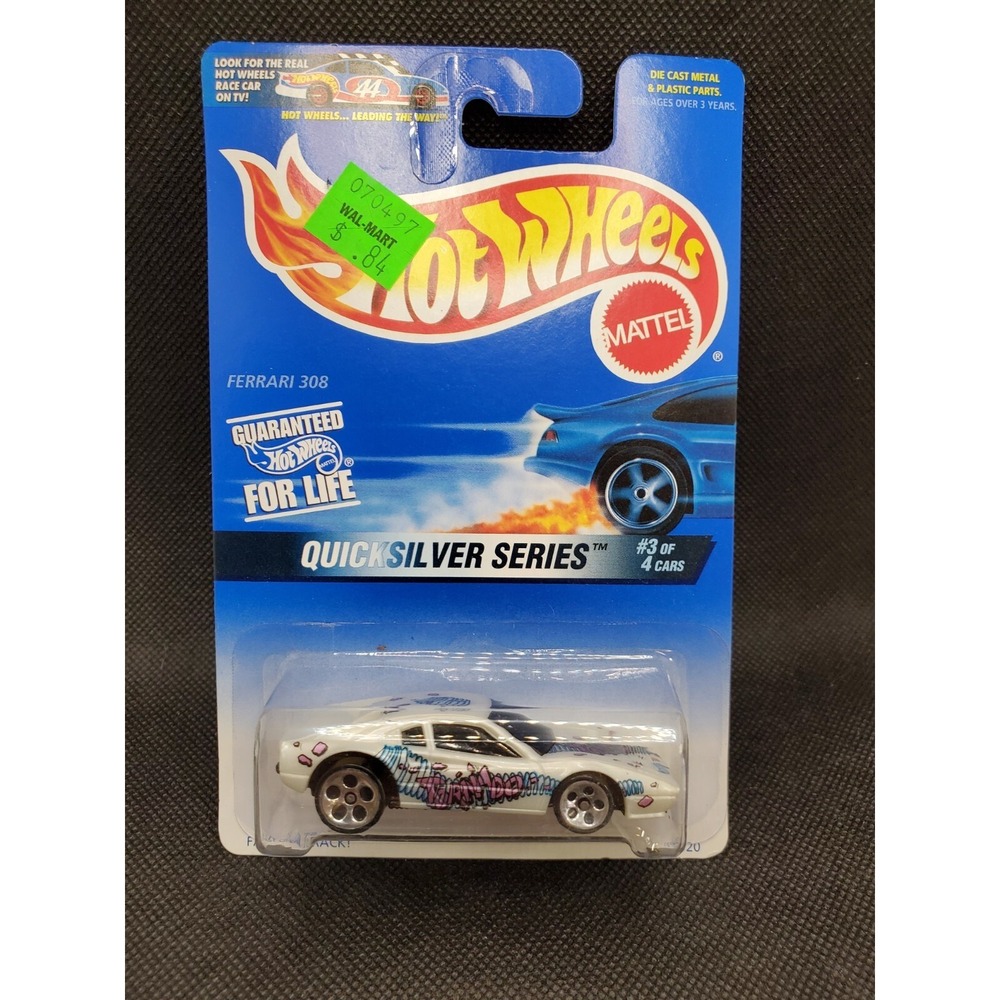 Hot Wheels Ferrari 308 Quick Silver Series White